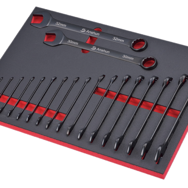 20PC OPEN AND BOX END ED-COATED WRENCH SET - METRIC