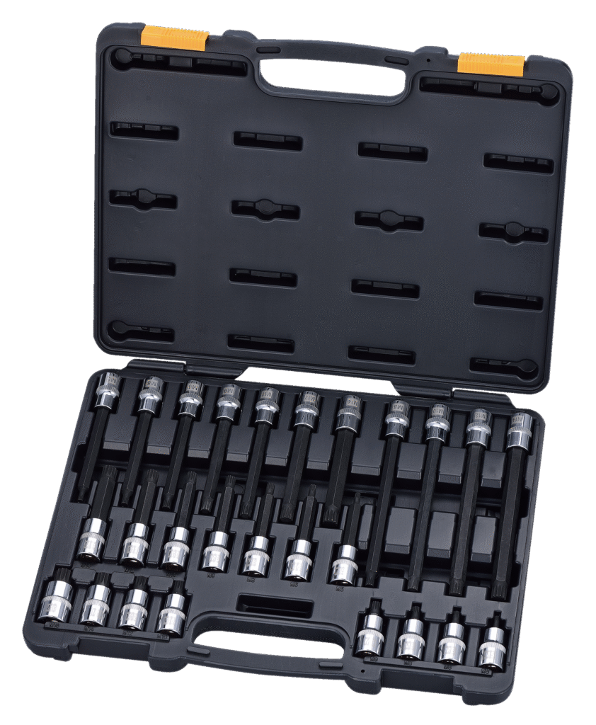 26PC 1/2″ DRIVE BIT SOCKET SET – XZN
