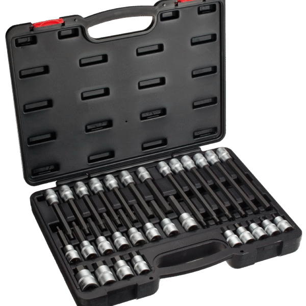 30PC 1/2" DRIVE BIT SOCKET SET - HEX