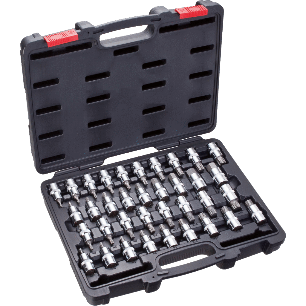 36PC 1/2″ DRIVE BIT SOCKET SET – ASSORTED