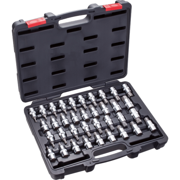 36PC 1/2" DRIVE BIT SOCKET SET - ASSORTED