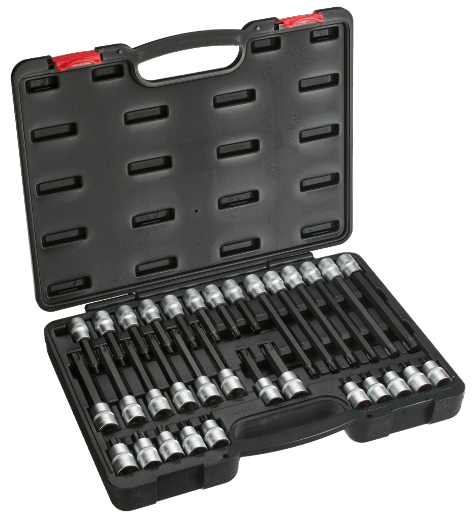 32PC 1/2″ DRIVE BIT SOKCET SET – TORX
