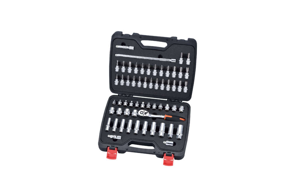58PC 3/8″ DRIVE RATCHET SOCKET & BIT SET – MERTIC