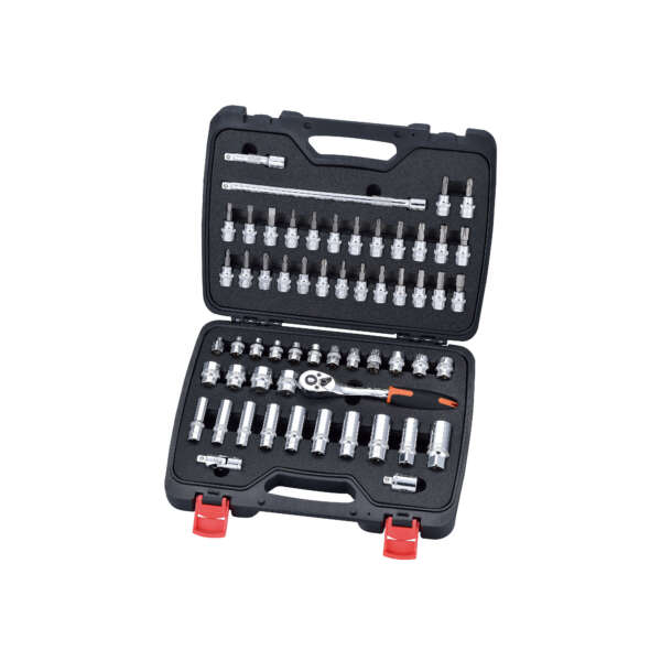 58PC 3/8" DRIVE RATCHET SOCKET & BIT SET - MERTIC