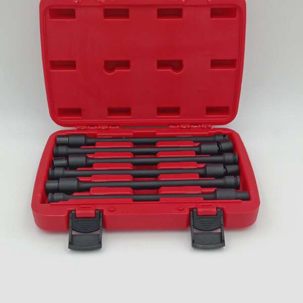 76PC 3/8" DRIVE 10" LONG SWIVEL IMPACT SOCKET SET WITH LOCKING MECHANISM