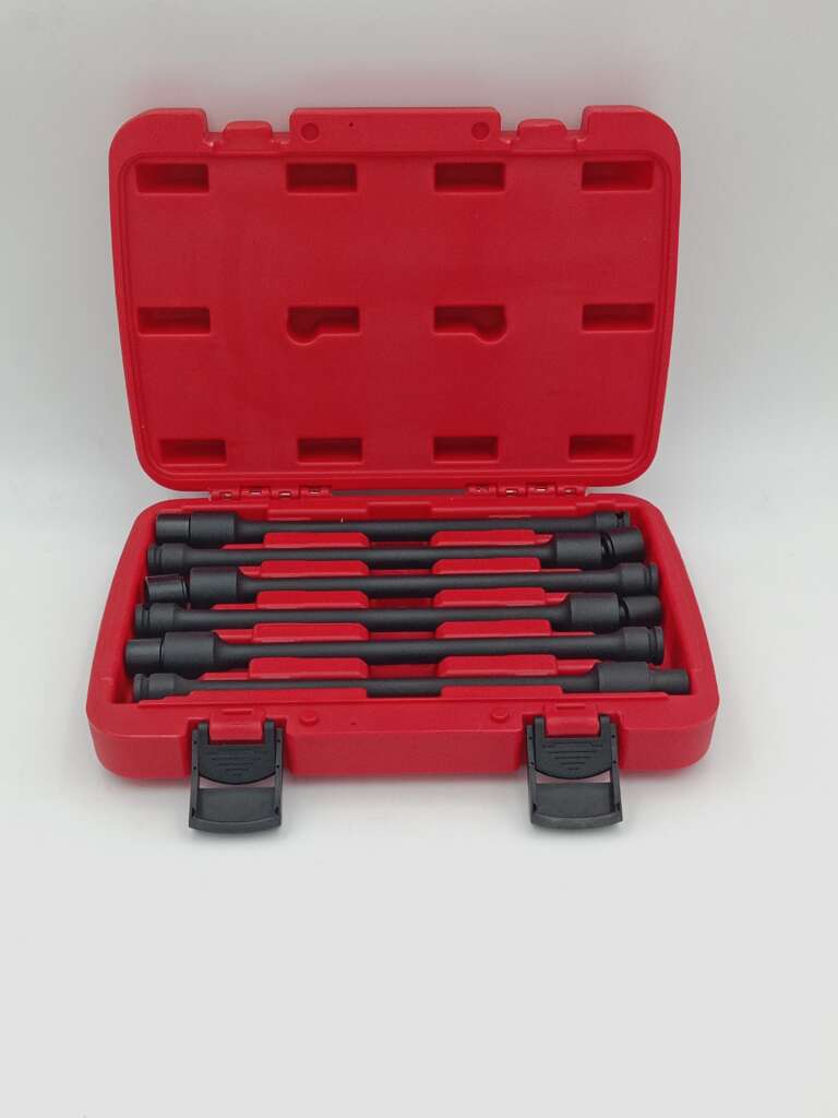 76PC 3/8″ DRIVE 10″ LONG SWIVEL IMPACT SOCKET SET WITH LOCKING MECHANISM