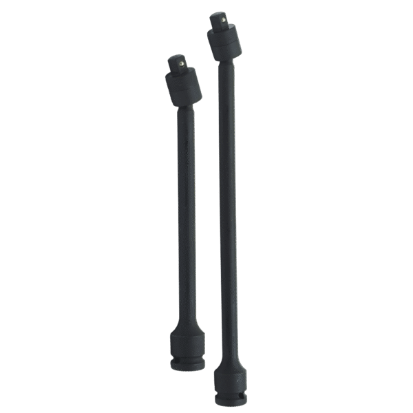 2PC 3/8" DRIVE 10" & 12" LONG SWIVEL IMPACT EXTENSION BARS